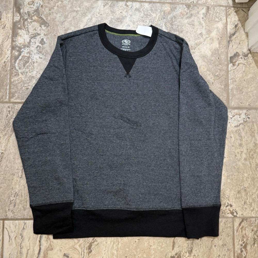 NWT Size XS Athletic Works Gray and Black Sweater